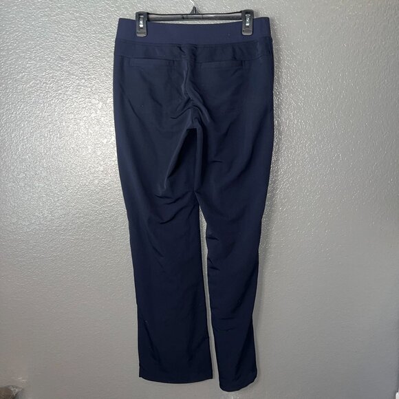 Athleta Womens Size 8 Black Wide Leg Drawstring Travel Lounge Pants - Picture 3 of 7